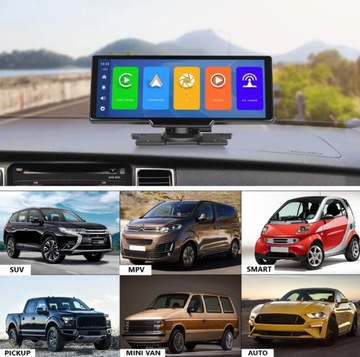 РАДИО МУЛЬТИМЕДИЙНАЯ СТАНЦИЯ МОНИТОР ANDROID АВТО APPLE CARPLAY 2 ДВР КАМЕРЫ