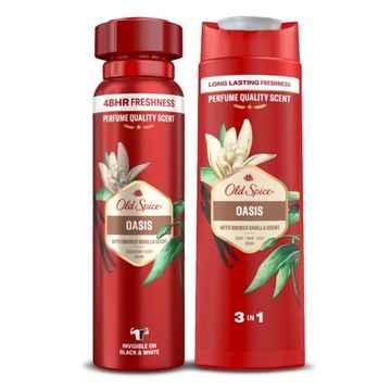 Zestaw Old Spice Oasis Dezodorant w sprayu 150ml 48h + Szampon 3w1 400ml