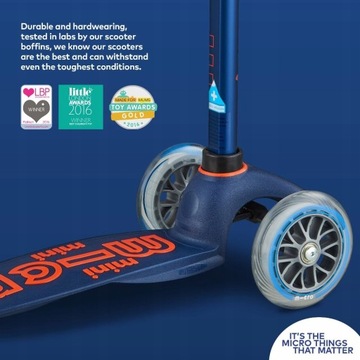 СКУТЕР MINI MICRO DELUXE Трехколесный ТЕМНО-СИНИЙ