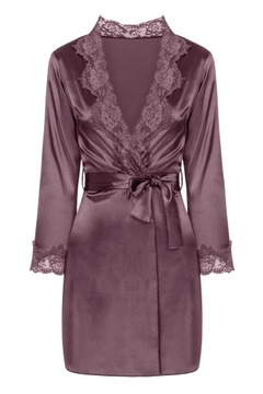 Халат + ночная рубашка + стринги L/XL фиолетовый