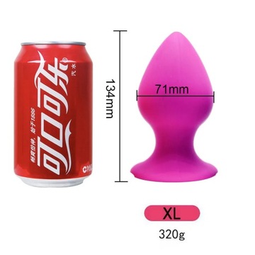 42 70mm Anal Dilation Butt Plug dla kobiet mężc