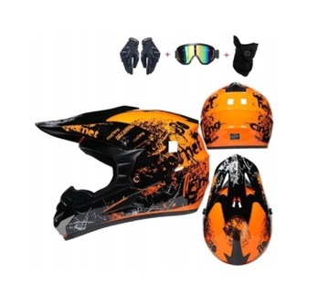 KASK MOTOCYKLOWY OFFROAD ENDURO MOTOCROSS Red Bull
