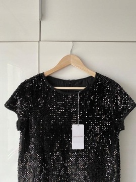 ZADIG & VOLTAIRE SEQUINS BLUZKA CEKINY NOWA S