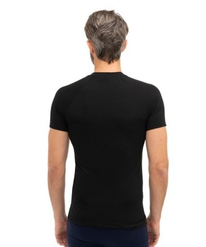 Brubeck ACTIVE WOOL черная мужская футболка XXL