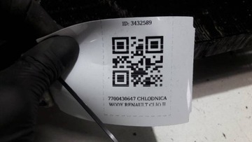 7700430647 CHLADIČ VODY RENAULT CLIO II