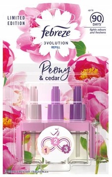 FEBREZE 3volution ORCHIDS Диффузор + принадлежности Пион-Кедр — Ваниль-Магнолия