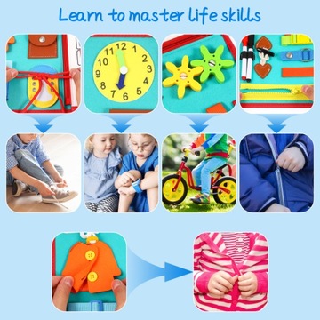 Бизиборд для малышей, игрушки Монтессори, активность D