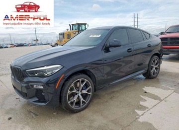 BMW X6 G06 2021 BMW X6 M50I 2021 4.4l 4.4 Benzyna 523KM