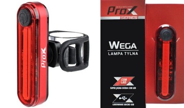 ЗАДНИЙ ФОНАР PROX WEGA LED ВЕЛОСИПЕДНЫЙ ФОНАРЬ USB