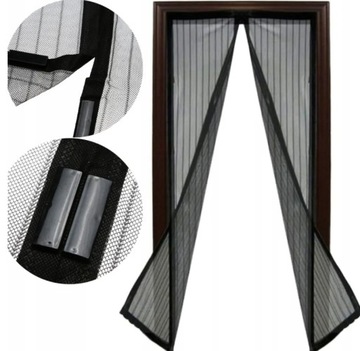 ПРОЧНАЯ МОСКИТНАЯ СЕТКА ДЛЯ БАЛКОННОЙ ДВЕРИ РАЗМЕРОМ 80/90/100X210/220 СМ