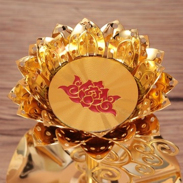 СТИЛЬНЫЙ ПОДСВЕЧНИК С РЕЗНЫМ ЛОТОСОМ 4 5 ДЮЙМОВ ИДЕАЛЬНО ДЛЯ ДОМА И САДА