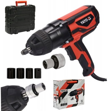 YATO ELEKTRYCZNY KLUCZ UDAROWY 600Nm 1020W 1/2