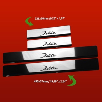 LANCIA DELTA MK3 VRSTVA  PRAHU NA PRAHY OCEL NEREZ 304 LESK Z C