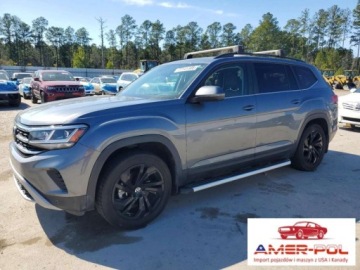 Volkswagen 2022 Volkswagen Atlas 2022r., Se, 3.6L, od ubezpieczalni 3.6 Benzyna 280KM