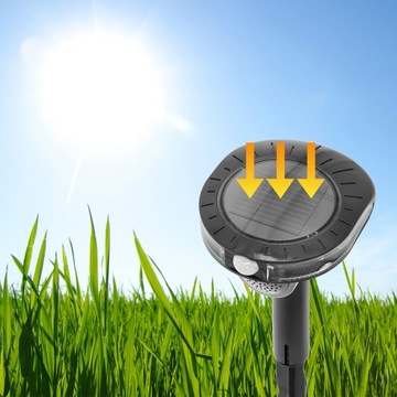 Отпугиватель животных со звуком и вспышкой.