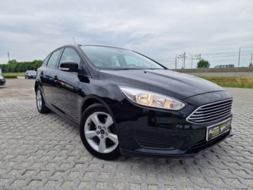 Ford Focus III Hatchback 5d facelifting 1.0 EcoBoost 100KM 2016 Ford Focus 1.0 EcoBoost 101Ps Navi Alu Czarny Sliczny Gwarancja Benzyna, zdjęcie 2