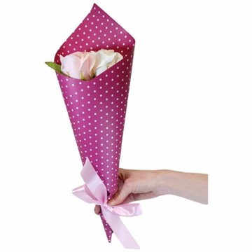 Букет мыльных роз, ароматные мыльные цветы, 37 см, ПОДАРОК ​​на ЖЕНСКИЙ ДЕНЬ