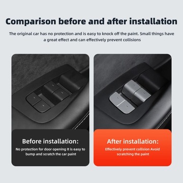 Для Tesla Model 3 Model Y 2017-2023, кнопка переключения окон автомобиля, украшение Sti