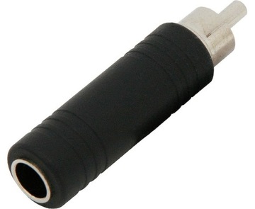 Adapter Przejście wtyk RCA - gniazdo Jack 6.3