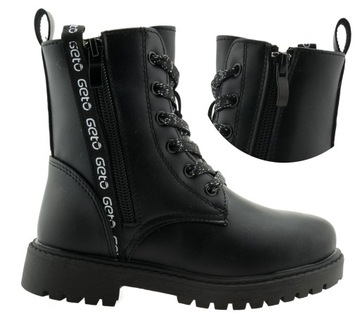 BUTY ZIMOWE DZIEWCZĘCE OCIEPLANE ŚNIEGOWCE 28