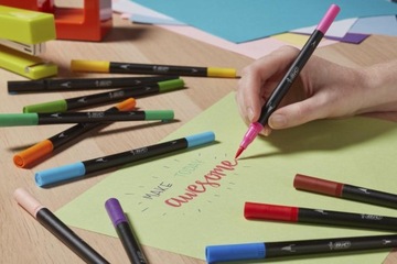 КЛАССИЧЕСКАЯ ДВУСТОРОННЯЯ РУЧКА BIC INTENSITY DUAL TIP 12 ЦВЕТОВ