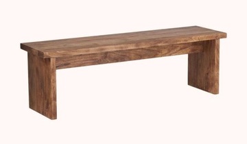Ławka z drewna mangowego Berrie 150x48x40cm Ellos Home