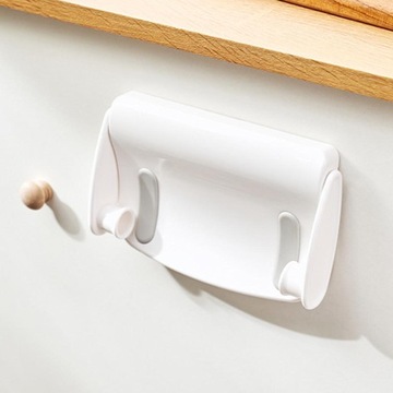 Держатель для бумажных полотенец Современный, клеевой, регулируемый, прочный держатель для бумажных полотенец