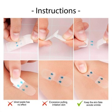 V-образная лента для подтяжки лица Лифтинговая лента 120 шт.