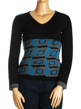 CANNELLA sweter damski z wzorem M