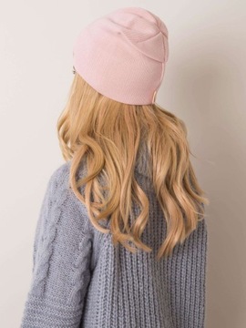 CZAPKA DAMSKA ZIMOWA BASIC WEŁNA CIEPŁA