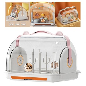 Ящик для хранения детской бутылочки, оранжевый