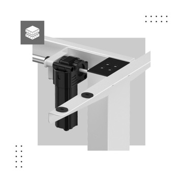 Elektryczny Stelaż Biurka Mark Adler Xeno 2.0 White Wytrzymały
