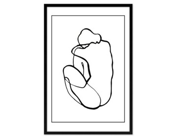 Obraz ABSTRAKCJA PABLO PICASSO NIEBIESKI AKT