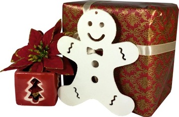 ŚWIĄTECZNA ZAWIESZKA CIASTEK PIERNIK OZODBA 30CM