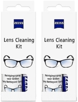 ZEISS PŁYNY DO CZYSZCZENIA OBIEKTYWÓW ZESTAW 60 ML+ 2 ŚCIERECZKI