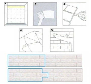 3D ОБОИ КИРПИЧ МЯГКИЙ САМОКЛЕЯЩИЙСЯ ПЕНО-КИРПИЧ