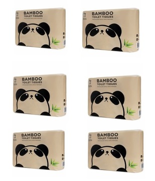 ZUZii 6 x papier toaletowy bambusowy Eko Eco