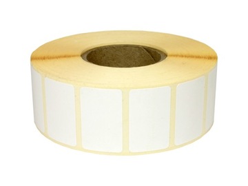 ETYKIETY TERMICZNE SAMOPRZYLEPNE 35X25 2000 SZT !