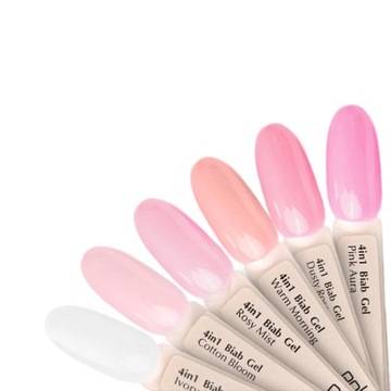 Гибридное основание ногтя Biab Gel 4 в 1 ультрафиолетовое/светодиодное PNB Dusty Rose 08 17 мл