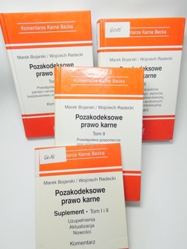 Pozakodeksowe prawo karne Bojarski Radecki