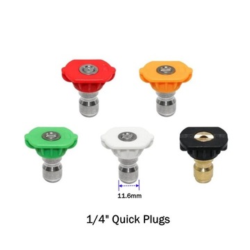 Копье + НАБОР насадок для шайбы KARCHER K2 K3 K4 K5 K6 K7 с быстроразъёмным соединением