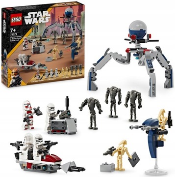 LEGO STAR WARS 75372 НАБОР «БОЕВОЙ НАБОР КЛОН-солдат и боевой дроид»