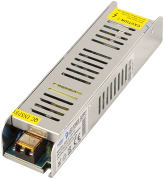 SOLIDNY ZASILACZ MODUŁOWY 12V 80W 6A DO TAŚM LED MONTAŻOWY ADLER ADLS-80-12