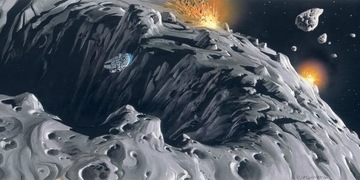 FOTOTAPETA STAR WARS KRATER ASTEROIDY FLIZELINA