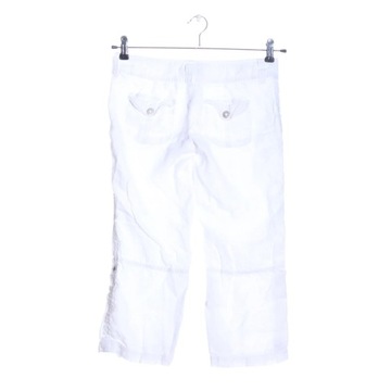 GUESS Lniane spodnie Rozm. EU 34 biały Linen Pants