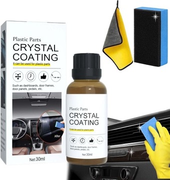 Cristal Coating para Plástico Del Carro, Crystal Coating for Car, Plastic