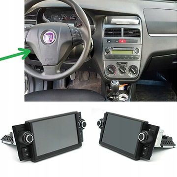 РАДИО GPS BT ANDROID FIAT PUNTO LINEA 2007-2012