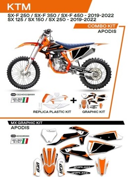 OKLEINA I PLASTIKI KTM SX/SXF 19-22