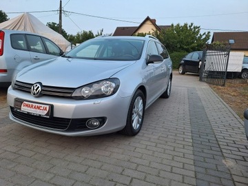 Volkswagen Golf VI Variant 1.6 TDI-CR DPF BlueMotion 105KM 2011 Volkswagen Golf Wersja Style Klimatronik, zdjęcie 1