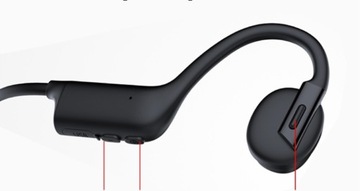 SŁUCHAWKI BEZPRZEWODOWE PRZEWODNICTWO KOSTNE BLUETOOTH SPORTOWE słuch s23